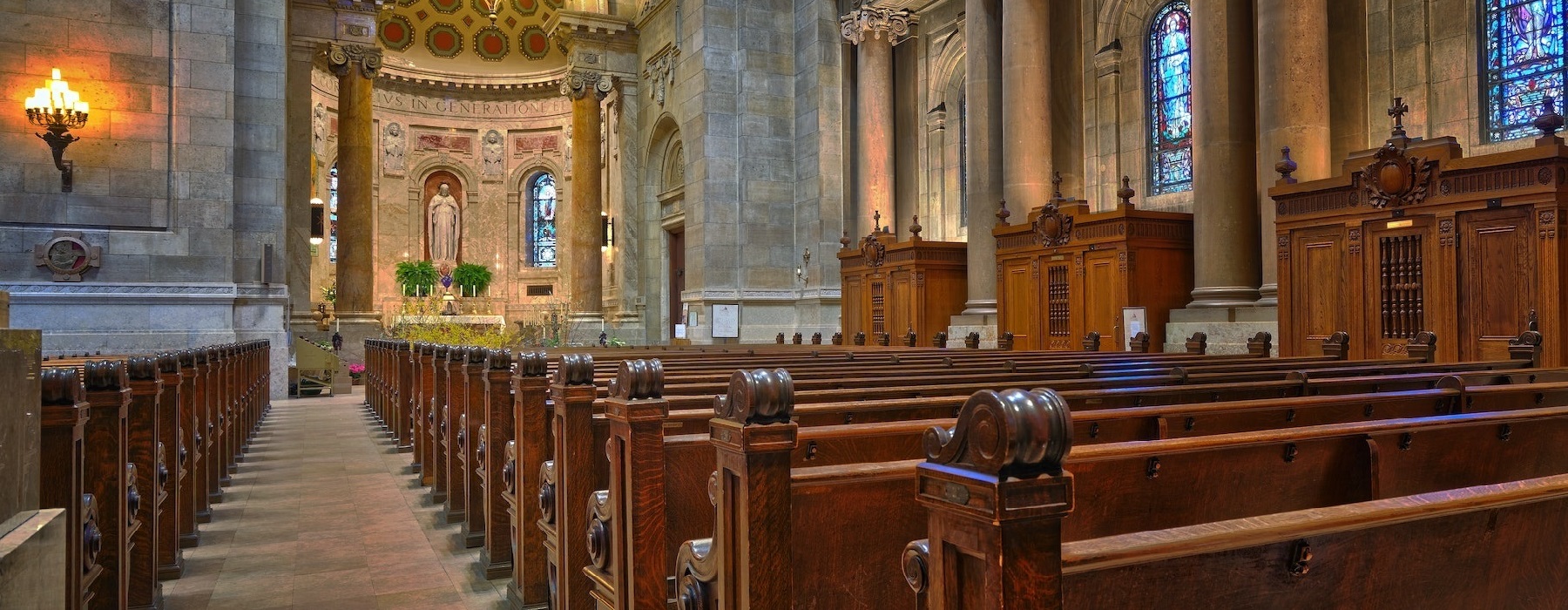 Inside of a church